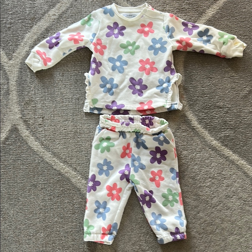 Floral Baby Outfit Set